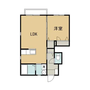 ローザ南仙北【1階】の間取り