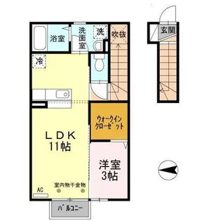 レ・セーナ【2階】の間取り