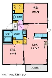 ディアスセフィーラⅢ【2階】の間取り