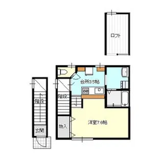 プログレス【202号室】の間取り