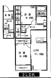 プラントスクエアA棟【2階】の間取り