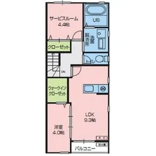 ヴェルニーナA棟【2階】の間取り