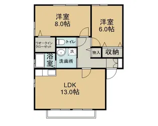 セバハウス【2階】の間取り