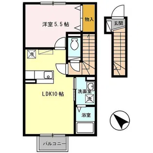 パインヒルズ【2階】の間取り