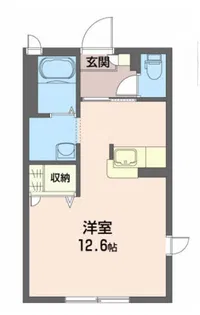 シャーメゾン安倍館D棟【2階】の間取り