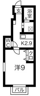 コンフォール【106号室】の間取り