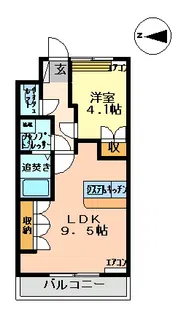 レインボウヒルズ【1階】の間取り