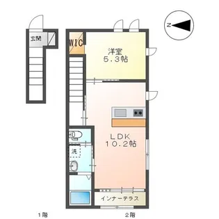 シルバーフォックス【2階】の間取り