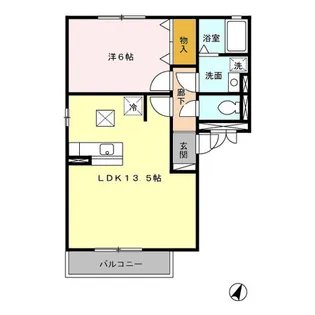 メゾン ド ソリアード【2階】の間取り