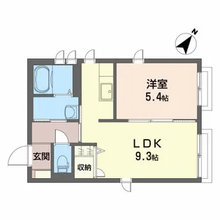 ベルフラワー【2階】の間取り
