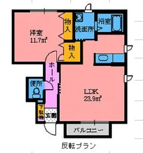 サンボナールA【1階】の間取り