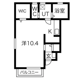 アドラシオンⅡC棟【1階】の間取り