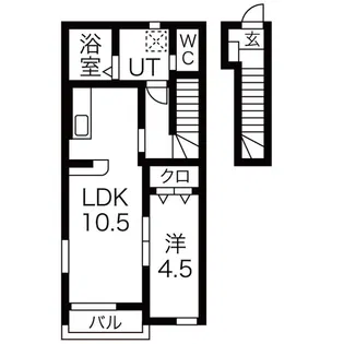 アドヴァンスⅢ【2階】の間取り