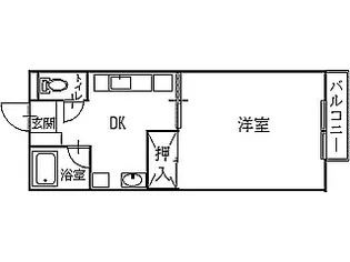 かぼちゃハウス【103号室】の間取り