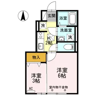 フォルトゥーナ【1階】の間取り