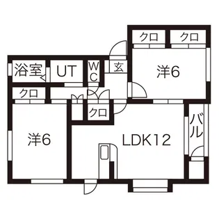 エスペランスB【1階】の間取り