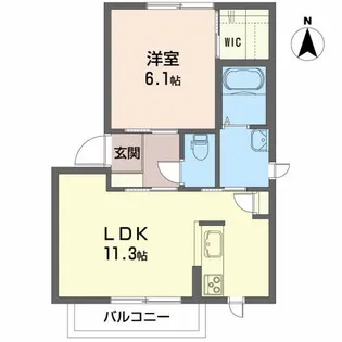 シャーメゾンTARO【2階】の間取り