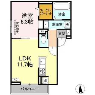 RESUA向中野B棟【3階】の間取り