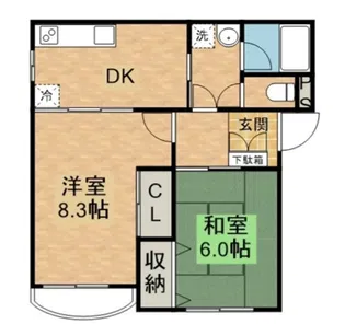 Liyaマンション【4階】の間取り