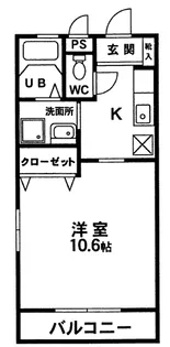 ビラ・アヴィニョンC棟【1階】の間取り