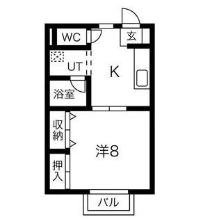 ルーブル大沼【2階】の間取り