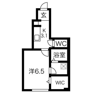 ロジェコンフォールⅢ【1階】の間取り