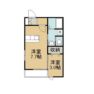 ヴィオラⅢC棟【101号室】の間取り