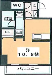 ラグゼナ浄心【902号室】の間取り