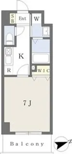 プレイズシード車道アベニュー【8階】の間取り