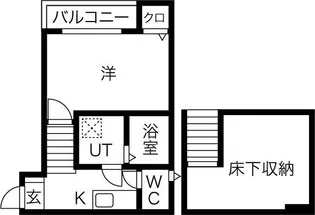 カーサ アージョ【202【プラン①】春号室】の間取り