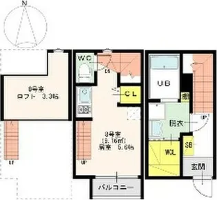 メゾン生駒町【110【プラン①】春号室】の外観
