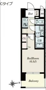 CREST TAPP平安通【1008号室】の間取り