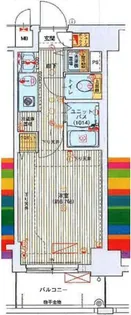ライジングコート名古屋駅前東【8階】の間取り