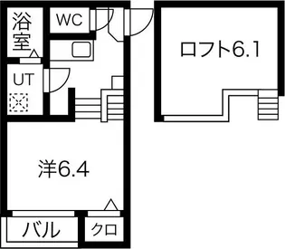 Air de vivre(アールドヴィーヴル)【205【プラン①】春号室】の間取り