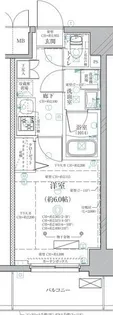ディアレイシャス泉【10階】の間取り