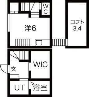 カーサさくらI【1階】の間取り