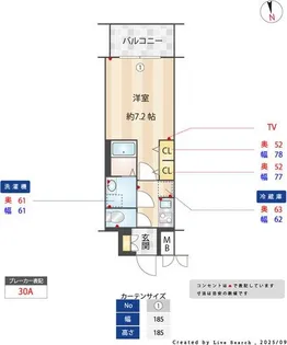 S-RESIDENCE浅間町駅前axial(アクシャル)キャンペーン中【1202号室】の間取り