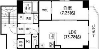 GRAN DUKE黒川【302号室】の間取り