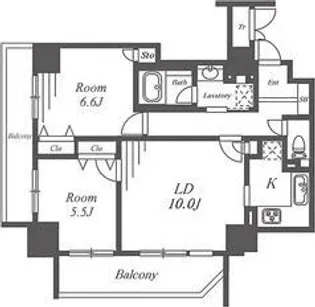 ザ・センチュリーステイツ【902号室】の間取り