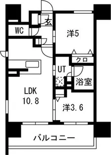 プレサンスロジェ千種駅NORTH【二階部分号室】の間取り
