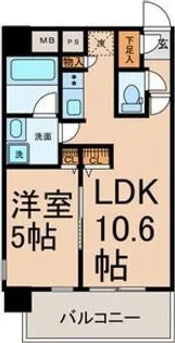 プレミアム浅間町【8階】の間取り