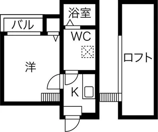 STAGE新瑞橋【102【プラン①】春号室】の間取り