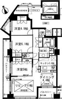 ラマーサ八事山Ⅰ(La Marsa八事山I)【301号室】の間取り