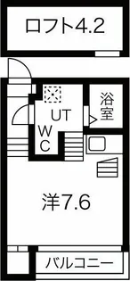 REGALO【201【プラン①】春号室】の間取り