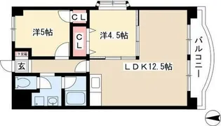Bay Court SOUTH(ベイコートサウス)【7階】の間取り