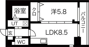 Casa Lucia(カーサルチア)【6階】の間取り