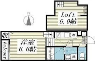 Crescita六番町【102号室】の間取り