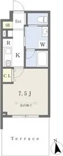 Comfort杉村【105号室】の間取り