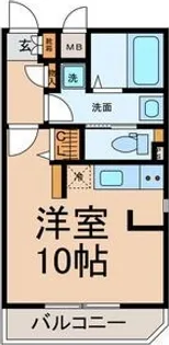 レジデンスT・H上名古屋【3階】の間取り
