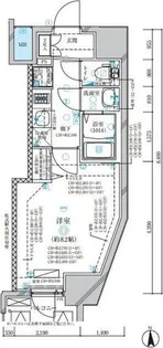 ディアレイシャス名古屋中村公園【15階】の間取り